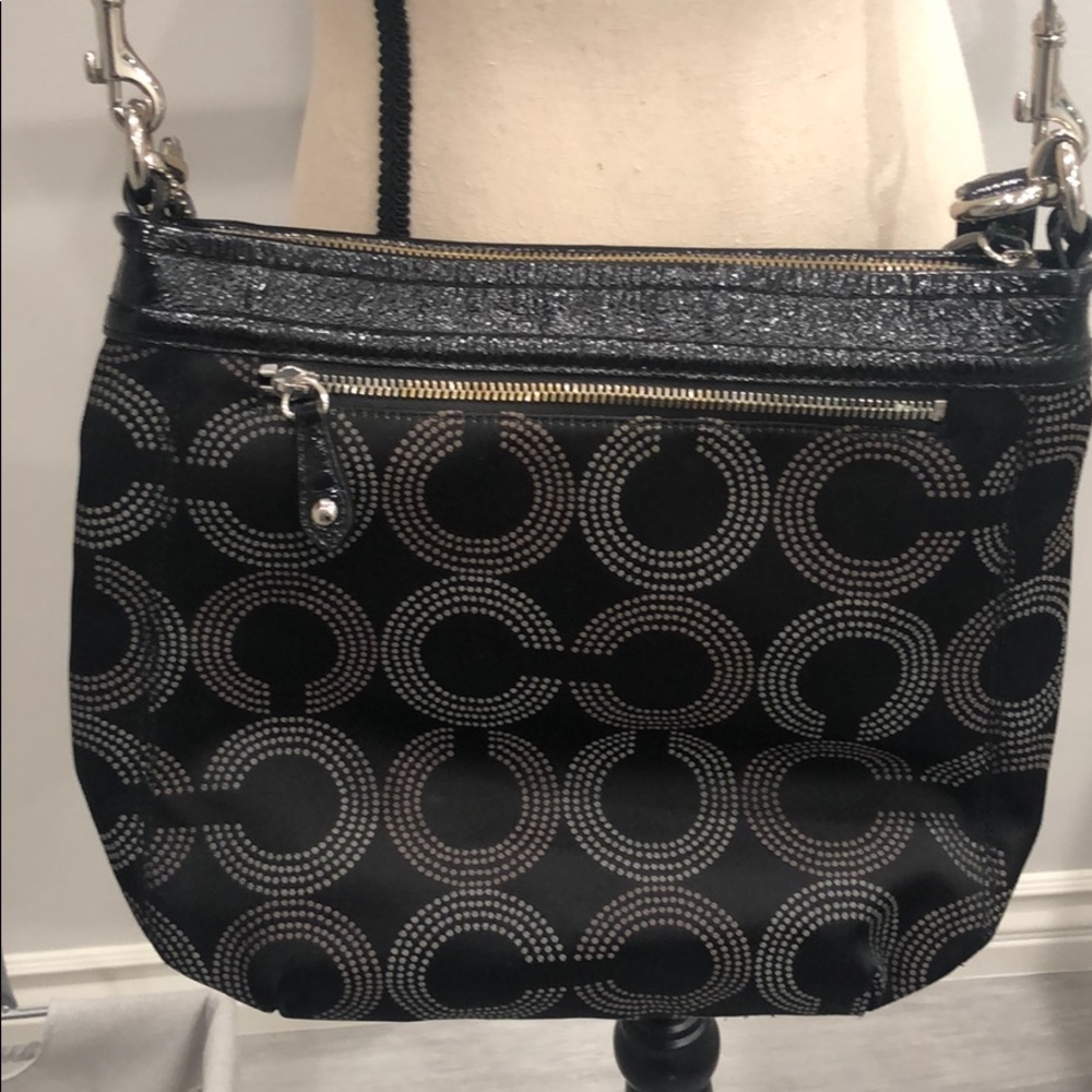 Authentic Coach Handbag - Black Euc - image 3